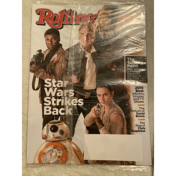 Lot of 5 Rolling Stone Magazines Adele Star Wars Bernie Sanders Leo David Bowe - Picture 3 of 7